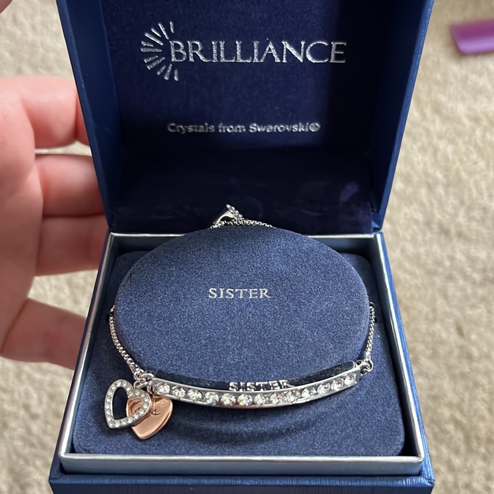 Sister Swarovski Crystal Bracelet